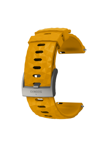 SUUNTO 24mm SILICONE AMBER/GRAY apyrankė